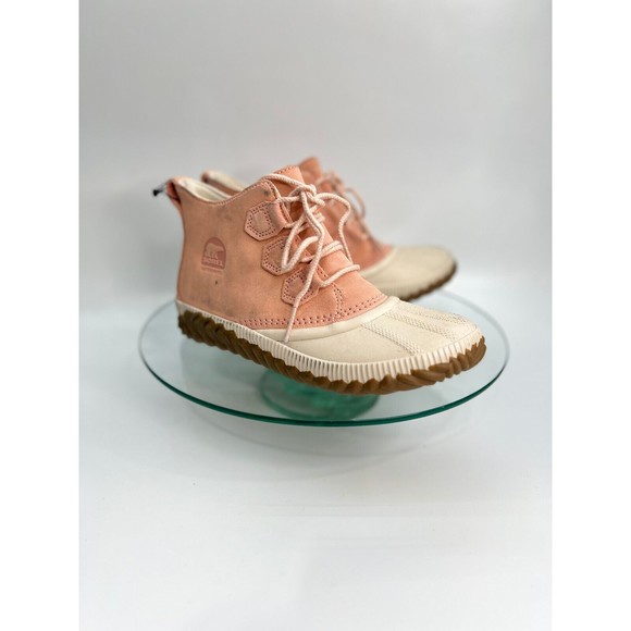 Sorel Shoes - Sorel Out N About Plus Rain Duck Boot Size 7.5 Suede Leather